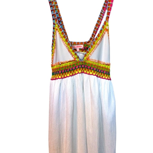 Re:named Boho Crocheted Colorful Sleeveless Women's Top size Small - Picture 3 of 13